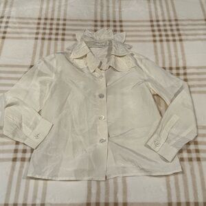 Pinco Pallino Silk Blend Girls Top Size 6